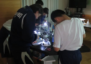 大洗町内中学校で出張授業を行いました。