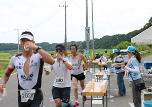 第1回ひぬま夏海マラソンにボランティアスタッフとして参加しました。(2017年7月23日)
