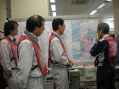 Activities in emergency radiation monitoring at Shika off-site center