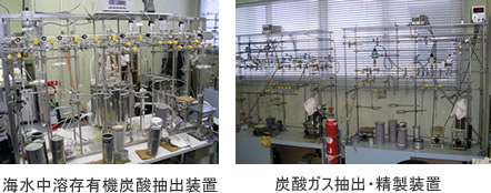 海水中溶存無機炭酸抽出装置