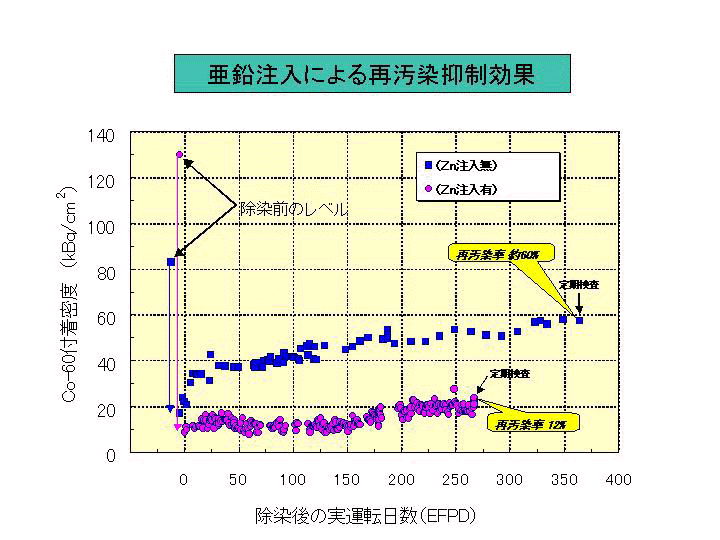 亜鉛注入による放射能蓄積抑制技術