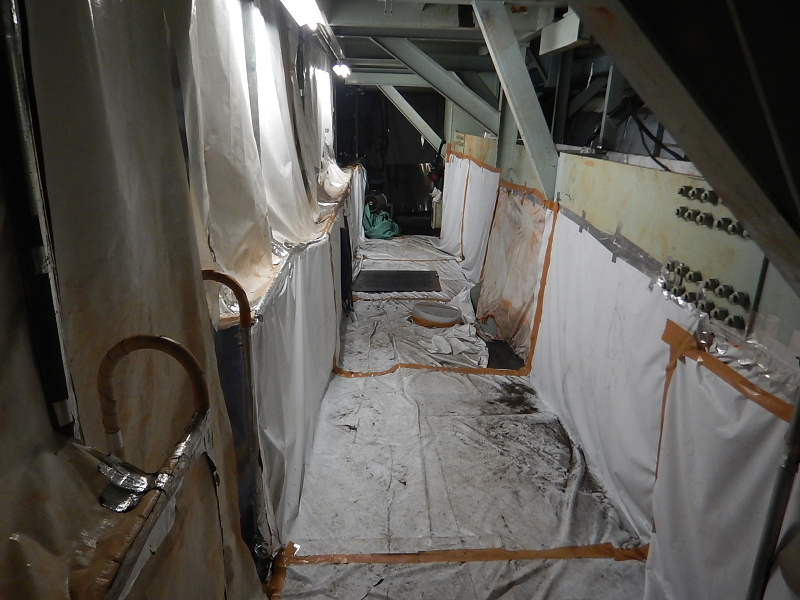 Main steam pipe after