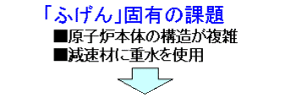 「ふげん」固有の課題