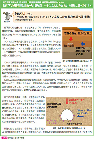 第56回－トンネルにかかる力を簡単に調べたい！