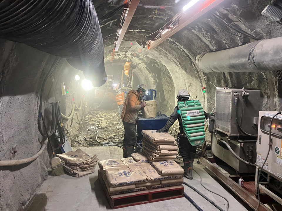 模擬OP設置の様子