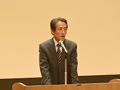 清水所長による開会挨拶