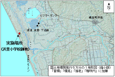 実施場所地図