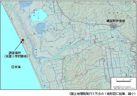 調査場所地図