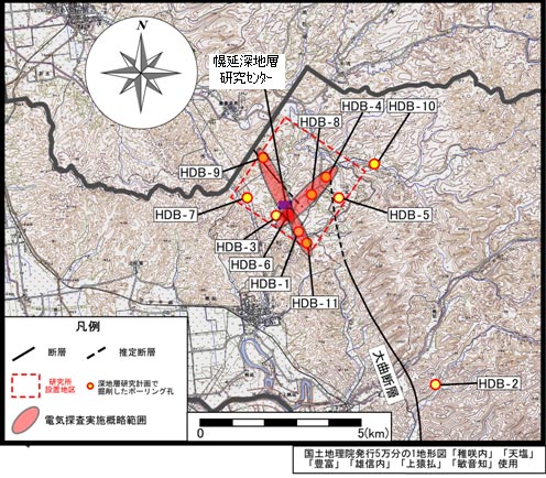 調査場所地図