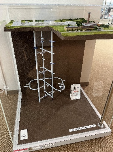 地下研究施設模型