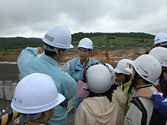 萩谷 現場見学会の様子