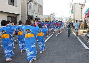 大洗八朔祭に参加しました。(2018年8月26日)