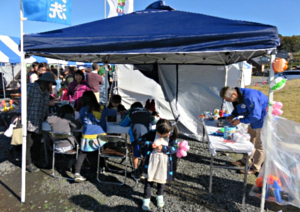 夕日の郷松川秋の収穫感謝祭に参加しました。(2018年11月23日)