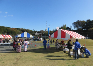 夕日の郷松川秋の収穫感謝祭に参加しました。(2019年11月30日)