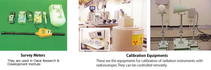 Survey Meters、Calibration Equipments
