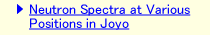 Neutron Spectra at Various Positions in Joyo