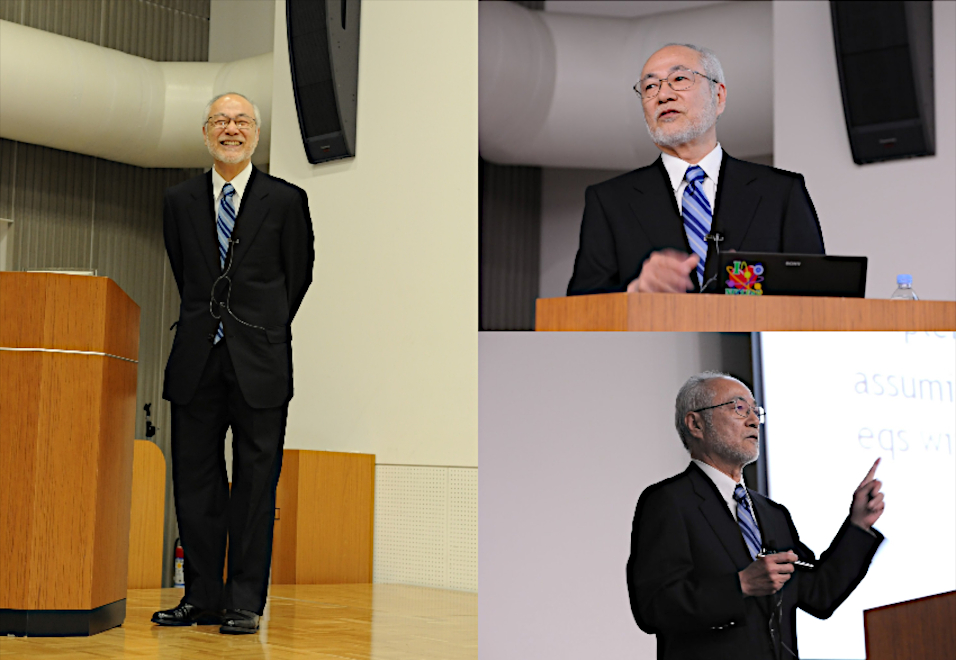 二ノ方先生の最終講義の様子