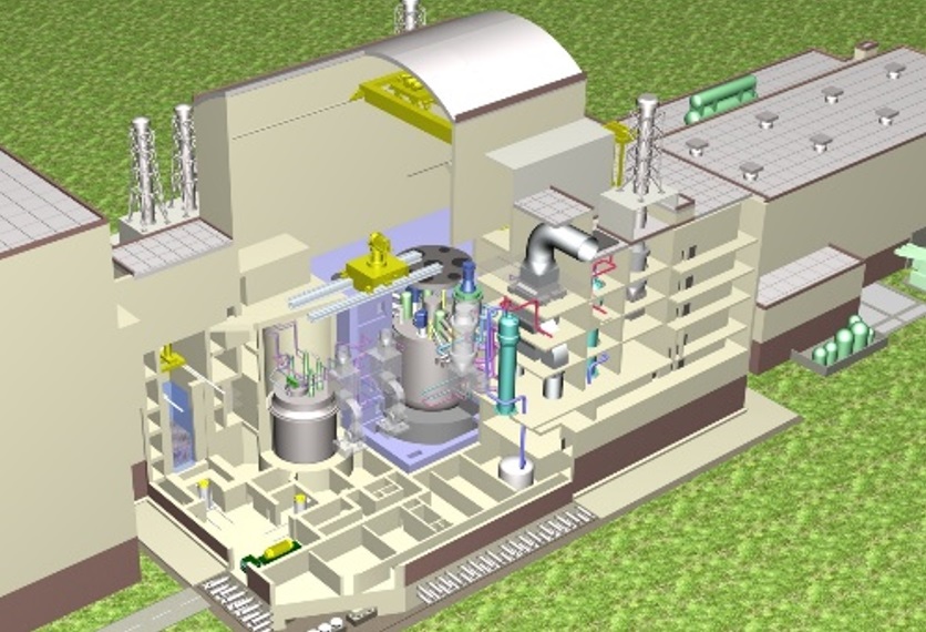 日本型タンク型ナトリウム冷却高速炉の概念図