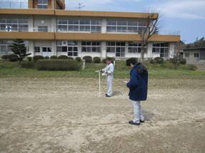 学校モニタリングの様子の写真