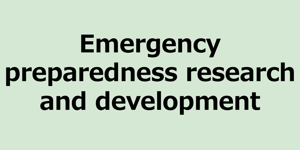 emergency preparedness research and development