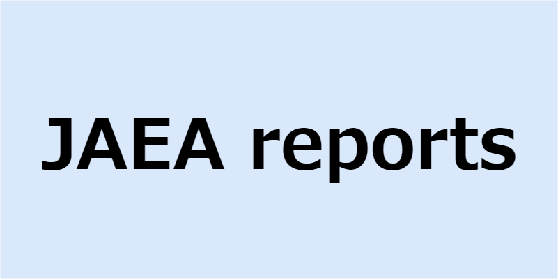 JAEA reports
