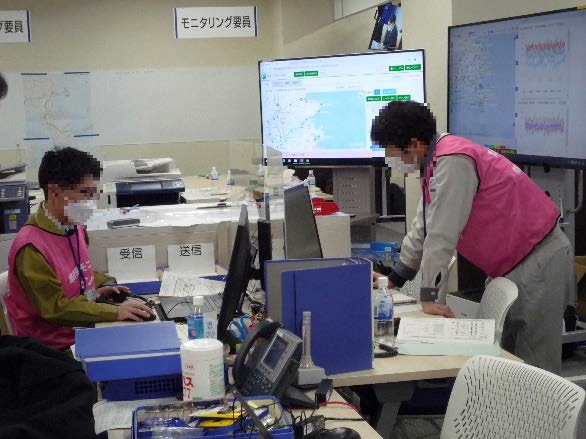 Technical support at Emergency Monitoring Center （Miyagi Prefecture Onagawa Off-site center）