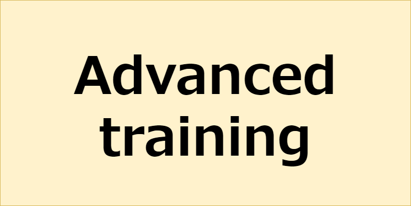 advanced training