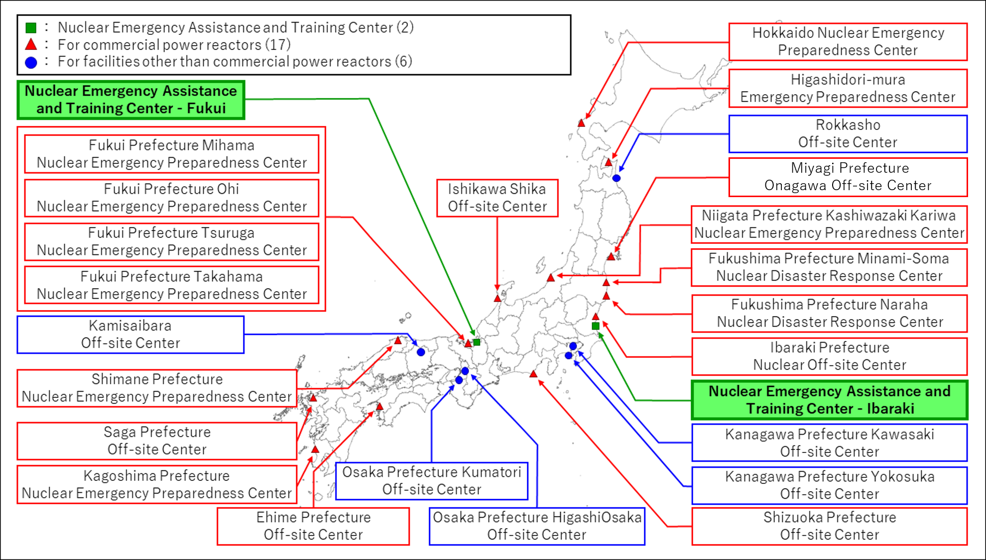 Location of JAEA/NEAT in Japan