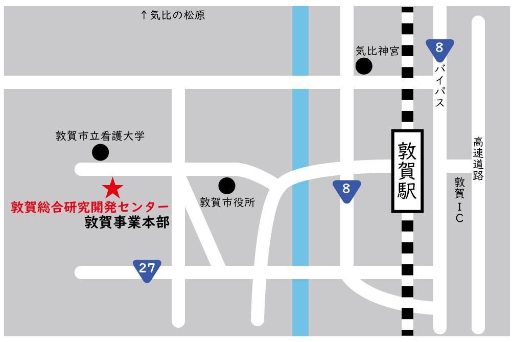 敦賀総合研究開発センターの地図