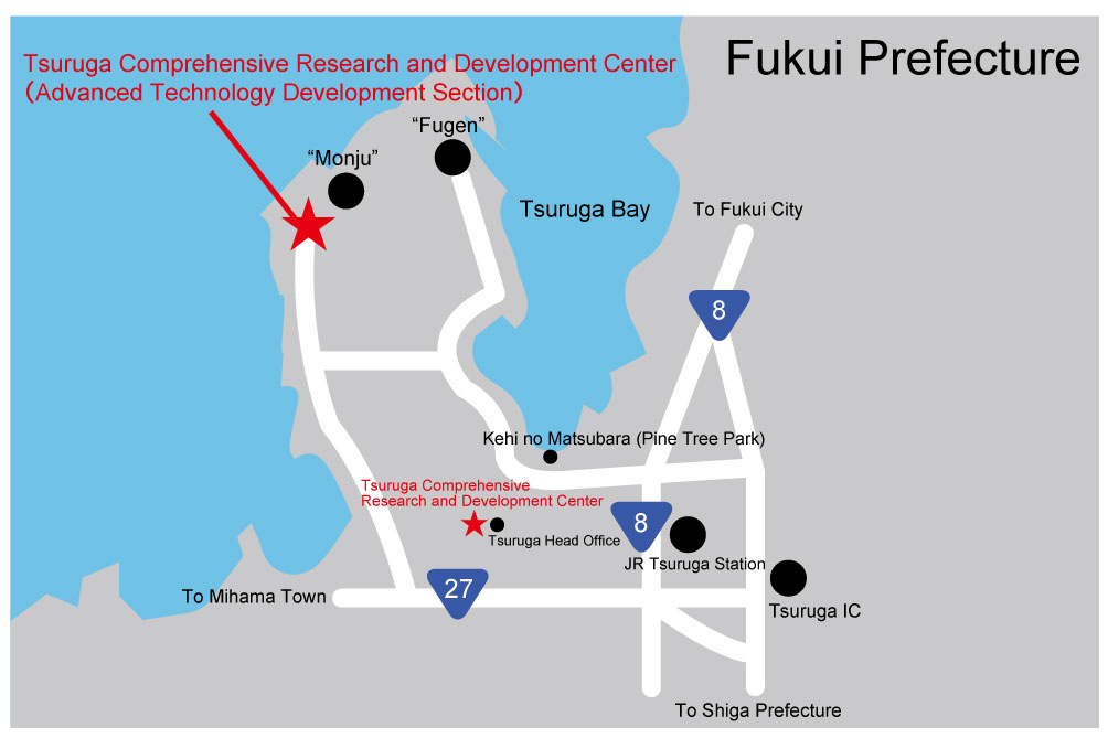 Fast Reactor Plant Technology Development Department map