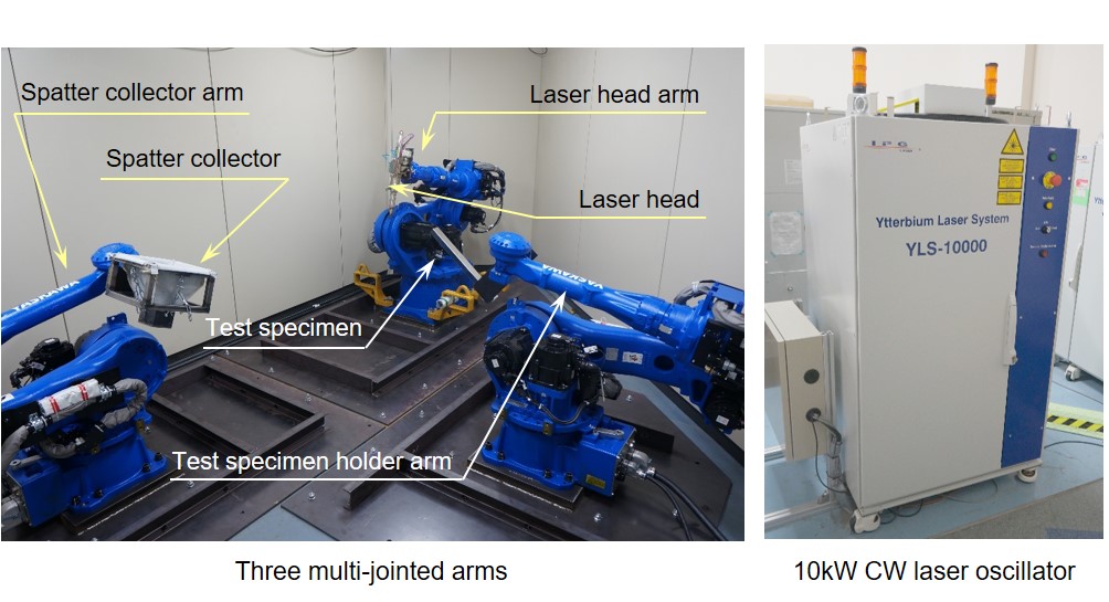 Three multi-jointed arms image