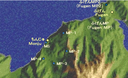 Environmental Gamma Radiation Levels inside Monju and Fugen Sites