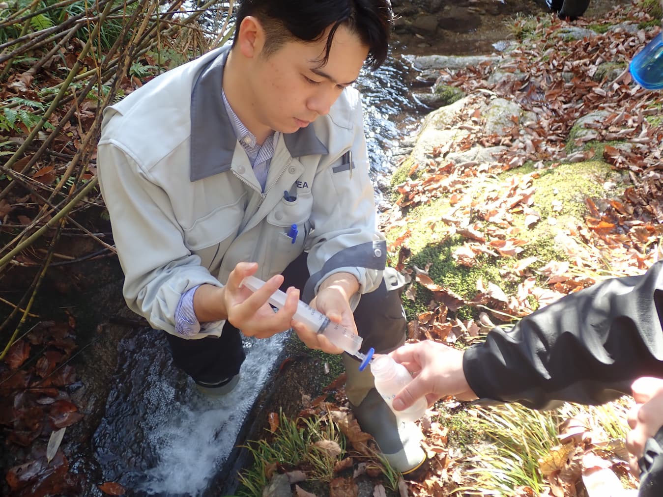 植永一生 作業の様子