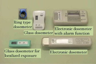 使用している個人線量計